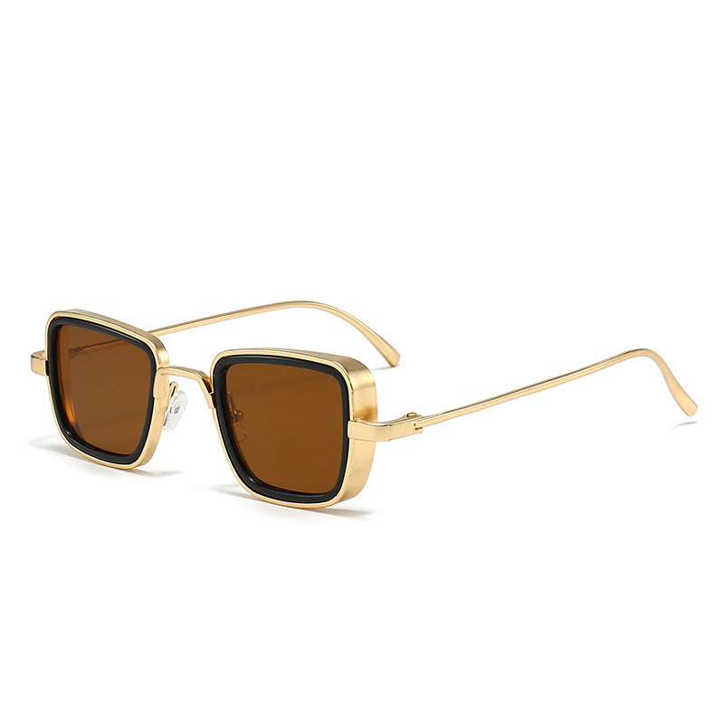 Women's stylish square sunglasses with elegant metal frame Bowlift