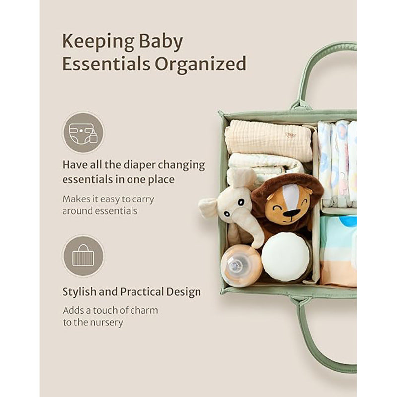 Versatile storage basket with compartments and charming animal motif Bowlift
