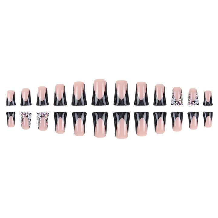 Stiletto Glitter-Embellished Press-On Nails Bowlift