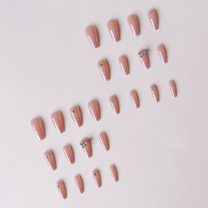 Glittering Nail Art Bowlift