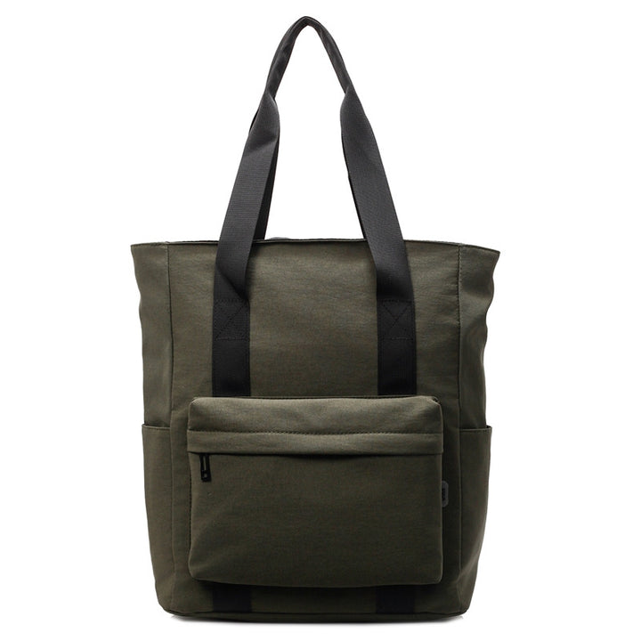 Practical Tote Bag With Multiple External Pockets Bowlift