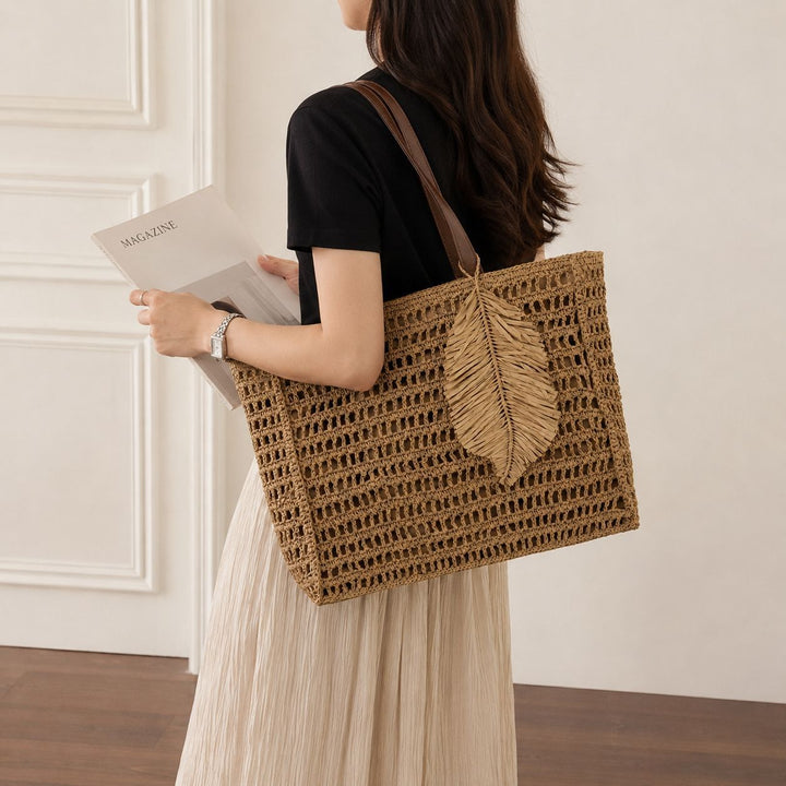 Handcrafted Beach Bag Made from Natural Materials Bowlift