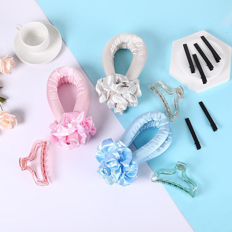Heatless Hair Curling Ribbon Set