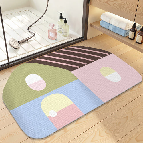 Playful Abstract Home Mat Bowlift