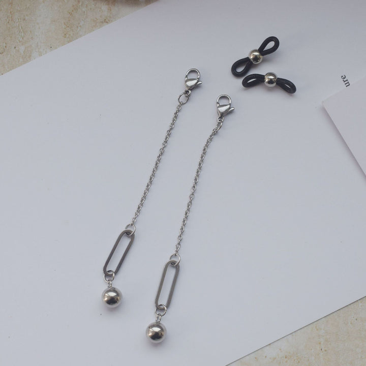 Contemporary Drop Earrings with Metallic Accents Bowlift