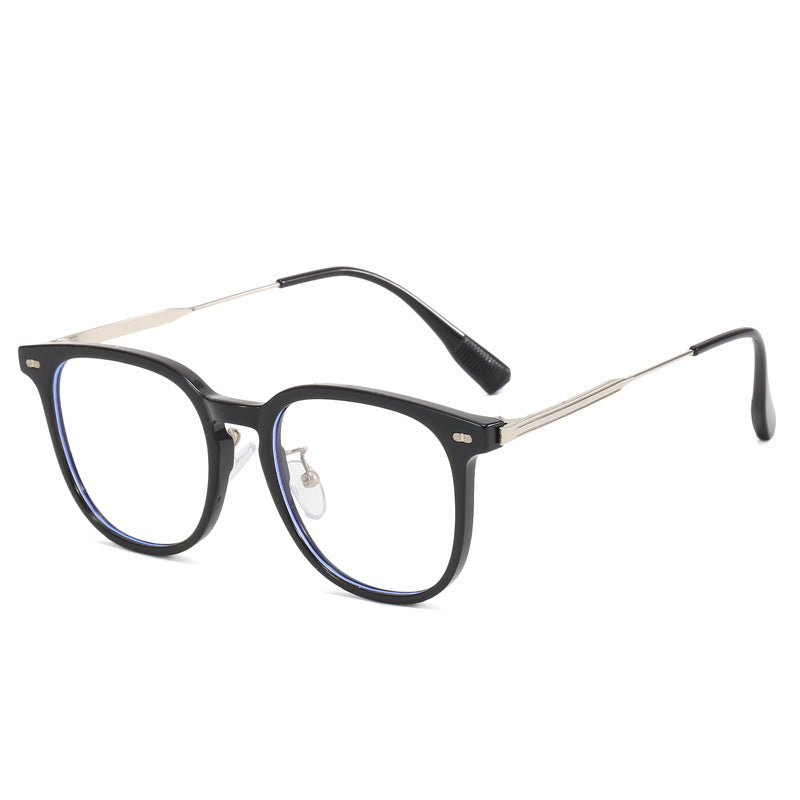 Women's clear rectangular glasses with delicate metal frame Bowlift