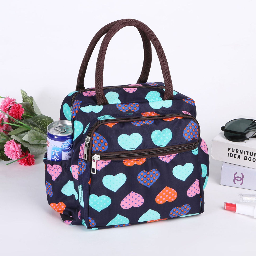 Cat Pattern Insulated Lunch Tote Bowlift