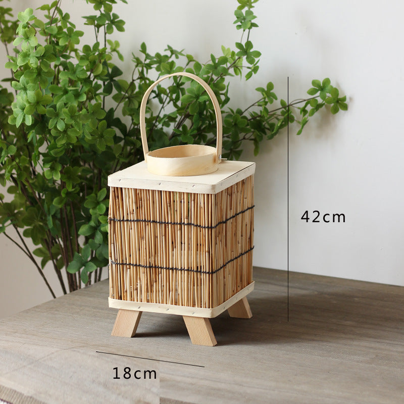 Stylish lantern made of natural materials Bowlift