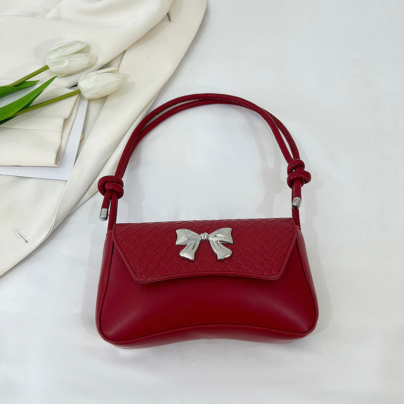 Chic Bow-Detail Handheld Clutch Bag Bowlift