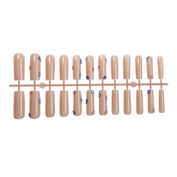 Nail art set with sparkling rhinestone accents Bowlift