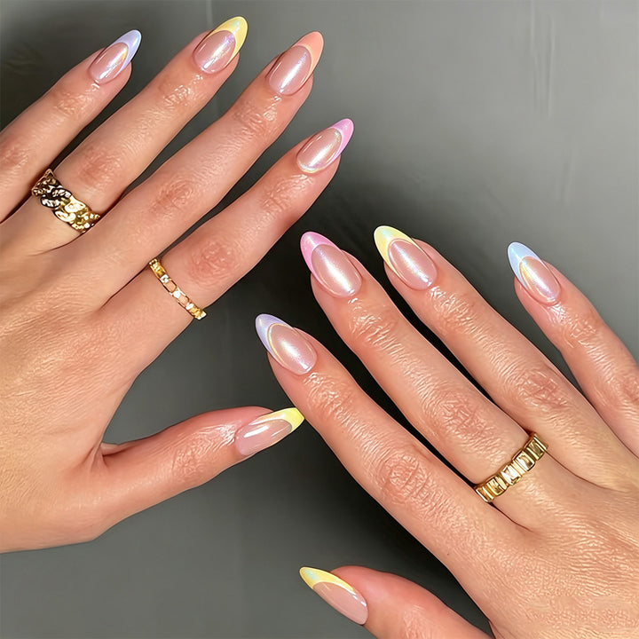 Gradient Nail Art Design Bowlift