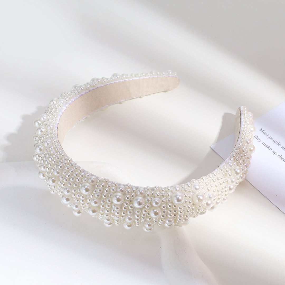 Women's Bridal Satin Ribbon with Sparkling Crystals Bowlift