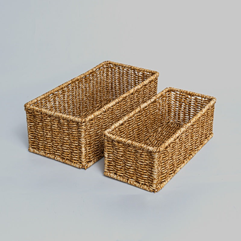 Ladies Rectangular Natural Basket Area Bowlift