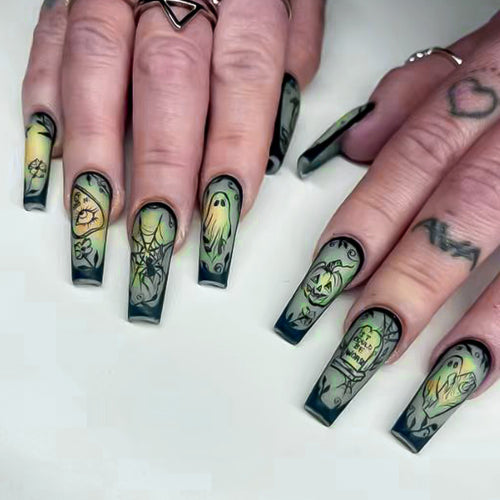 Artful Halloween Nail Art Bowlift