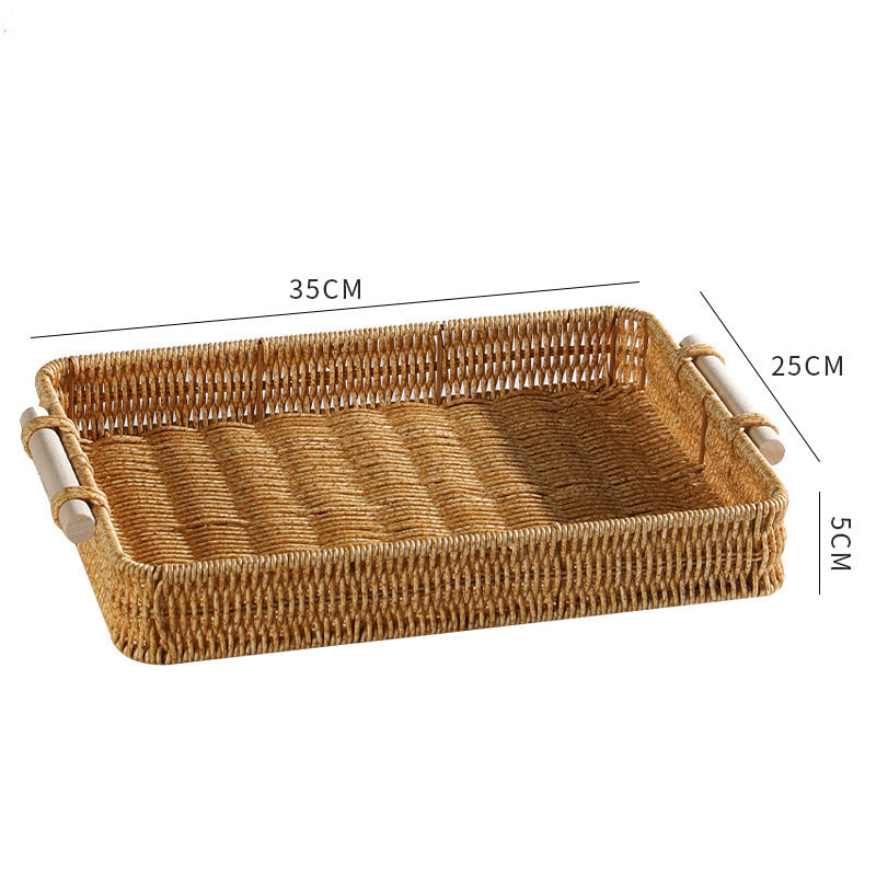 Versatile Woven Storage Tray Bowlift