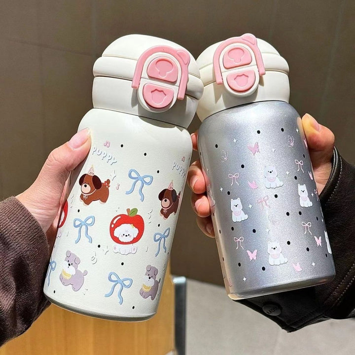 Women's Playful Children's Drinking Bottle with Animals Bowlift