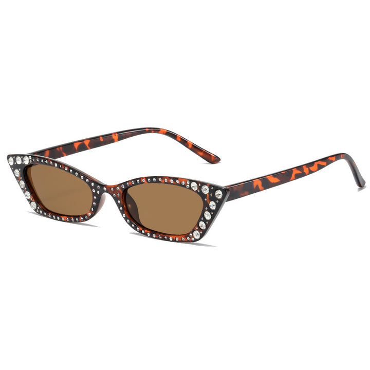 Women's extravagant Cat-Eye sunglasses with crystal embellishments Bowlift