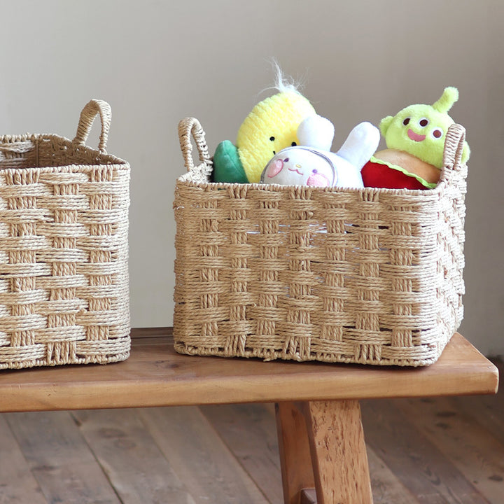 Handwoven storage basket Bowlift
