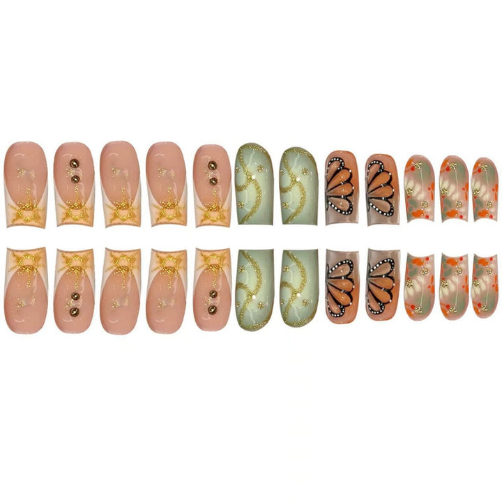 Artistic Acrylic Nail Design Bowlift
