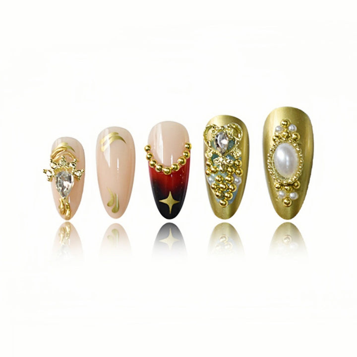 Artistic Resin Nail Art Extensions Bowlift