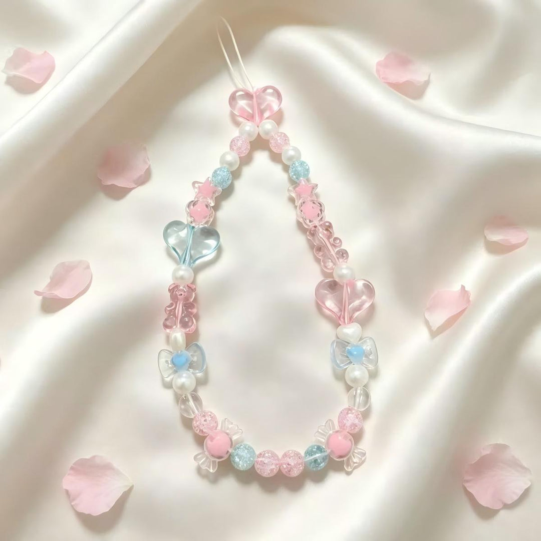Cute Beaded Phone Charm Bowlift