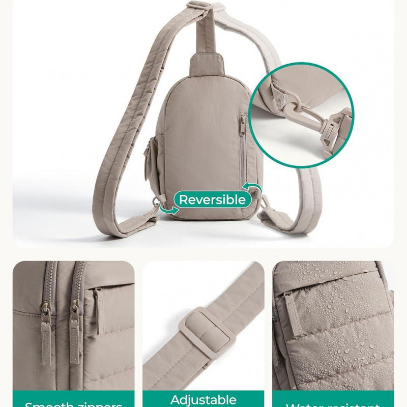Practical sling bag with multiple compartments Bowlift