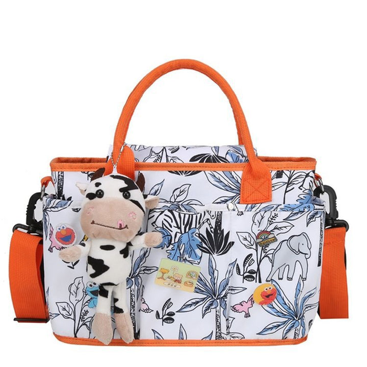 Fun-Themed Multi-Pocket Tote Bag Bowlift