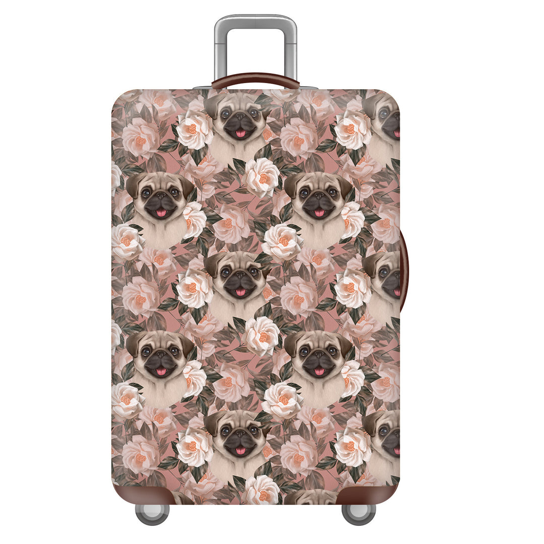 Unisex hard-shell suitcase with funny monster design Bowlift