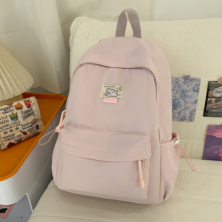 Cute Plush-Embellished Casual Backpack Bowlift