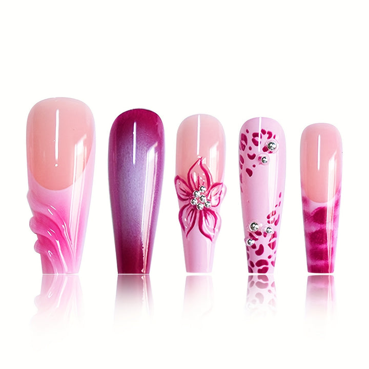 Premium Floral Nail Art Set Bowlift
