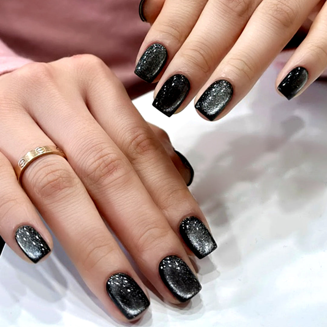 Sparkling Ombre Nail Art Bowlift