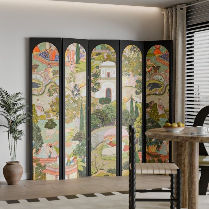 Artistic Floral Room Divider Bowlift