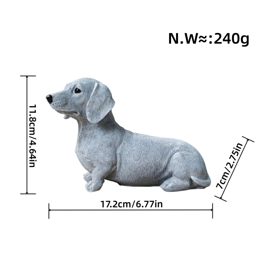 Colorful decorative figure of a dog in modern design Bowlift