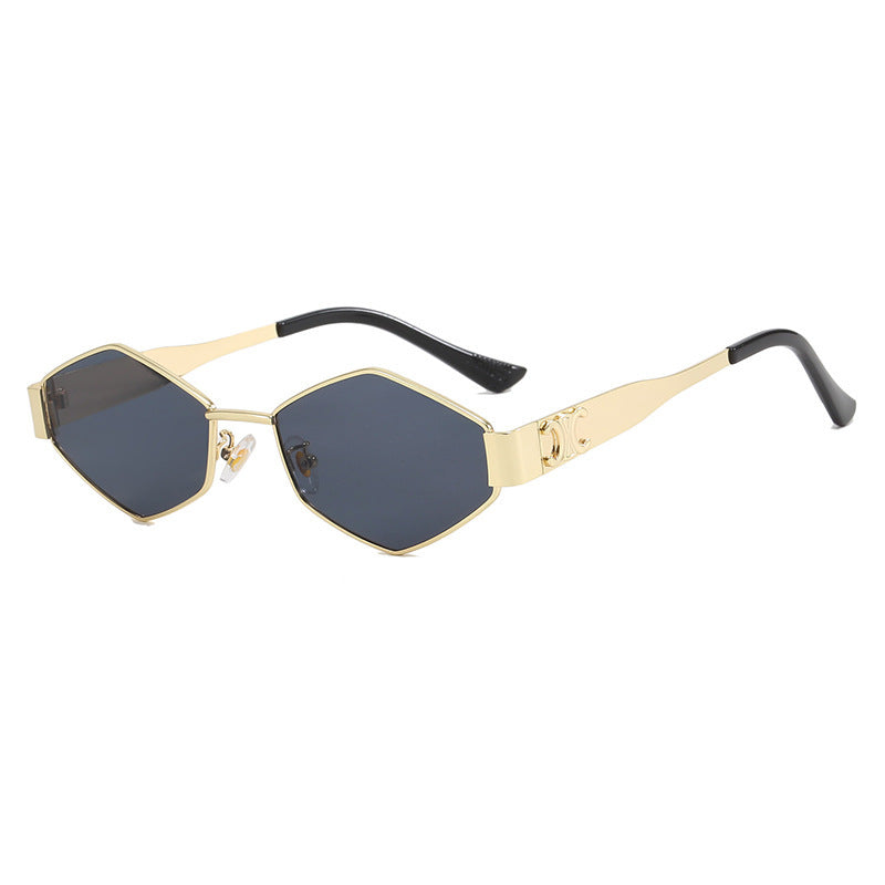 Women's fashionable sunglasses with unique hexagonal frame Bowlift