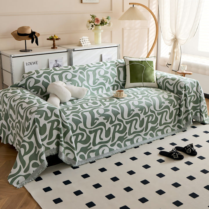Artistic Patterned Sofa Throw Blanket