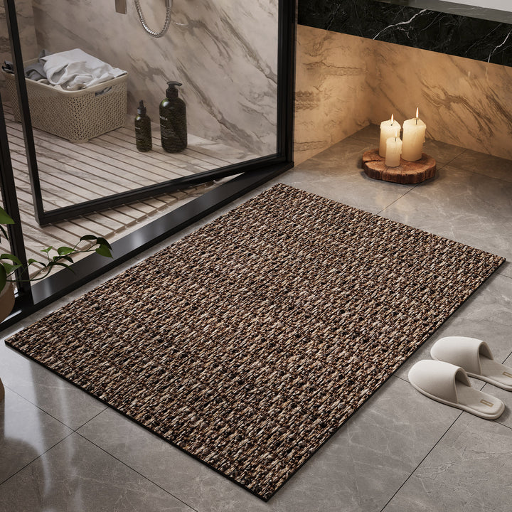 Natural Fiber Bath Mat Bowlift