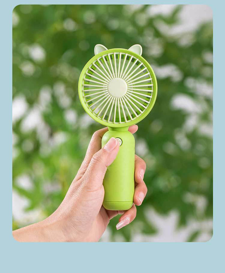 Ladies Portable Mini Hand Fan with Cute Design Bowlift