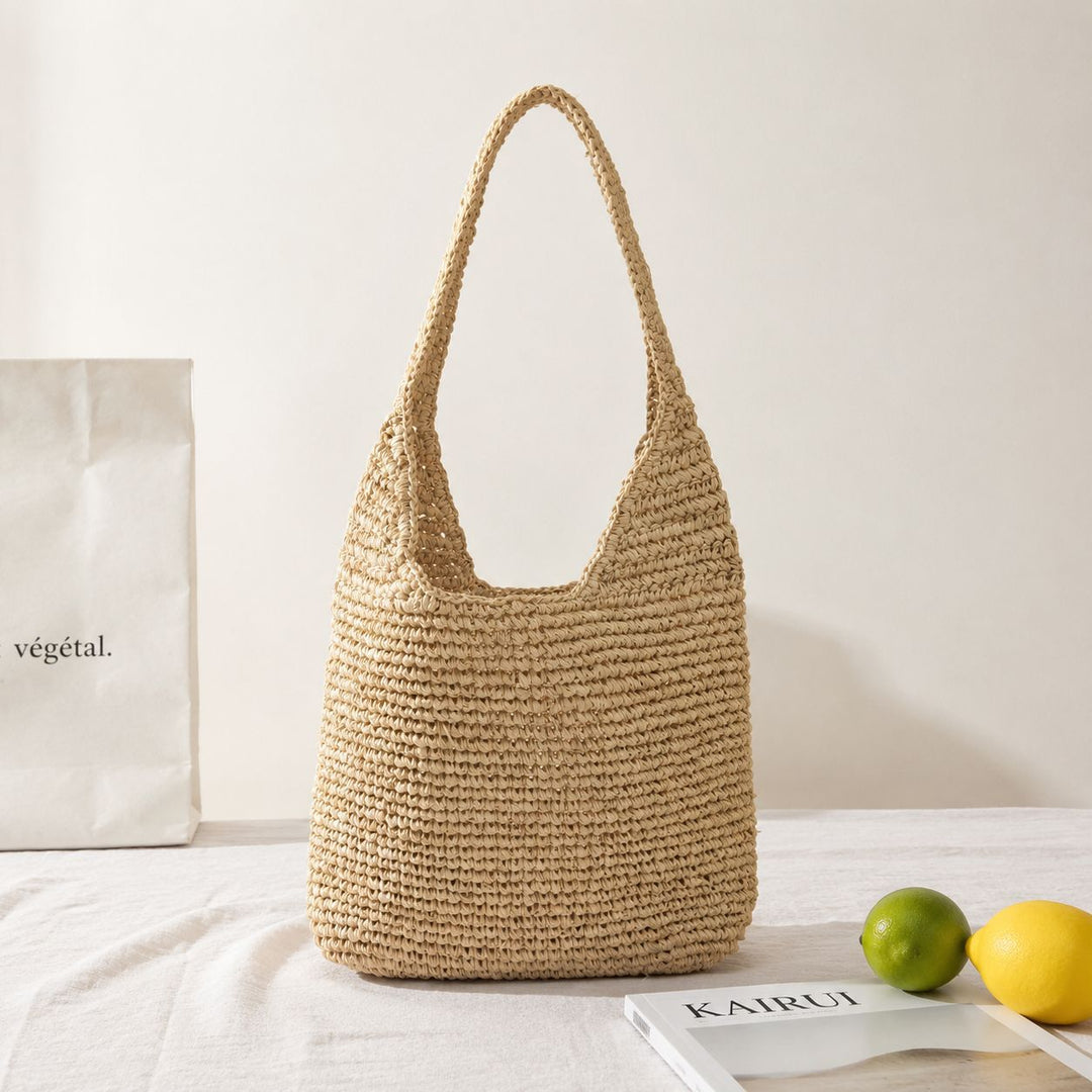 Spacious Beach Shoulder Bag Bowlift