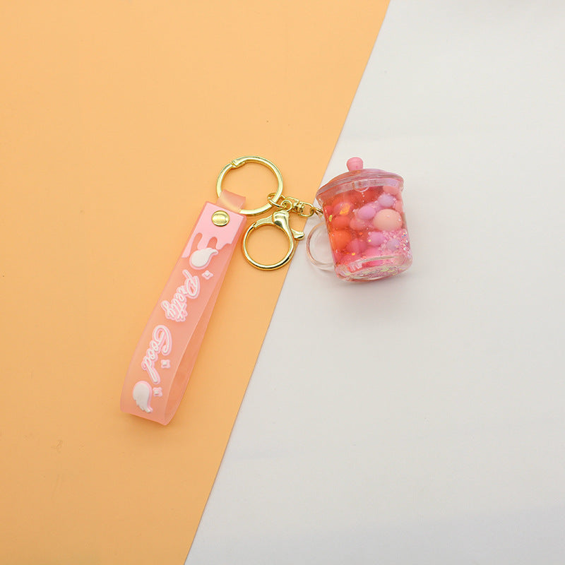 Unisex keychain with cute drinking vessel design Bowlift