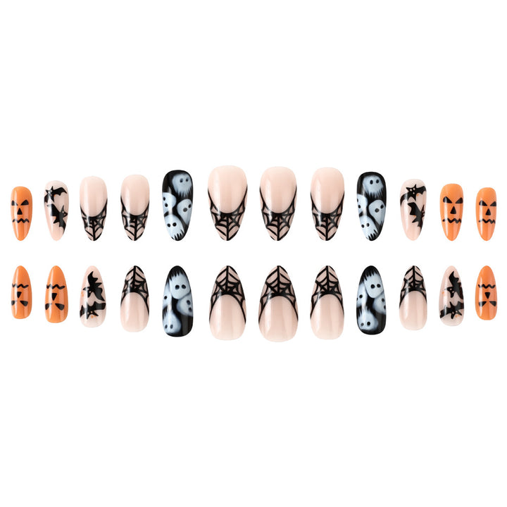 Halloween-Themed Gel Nail Art Bowlift