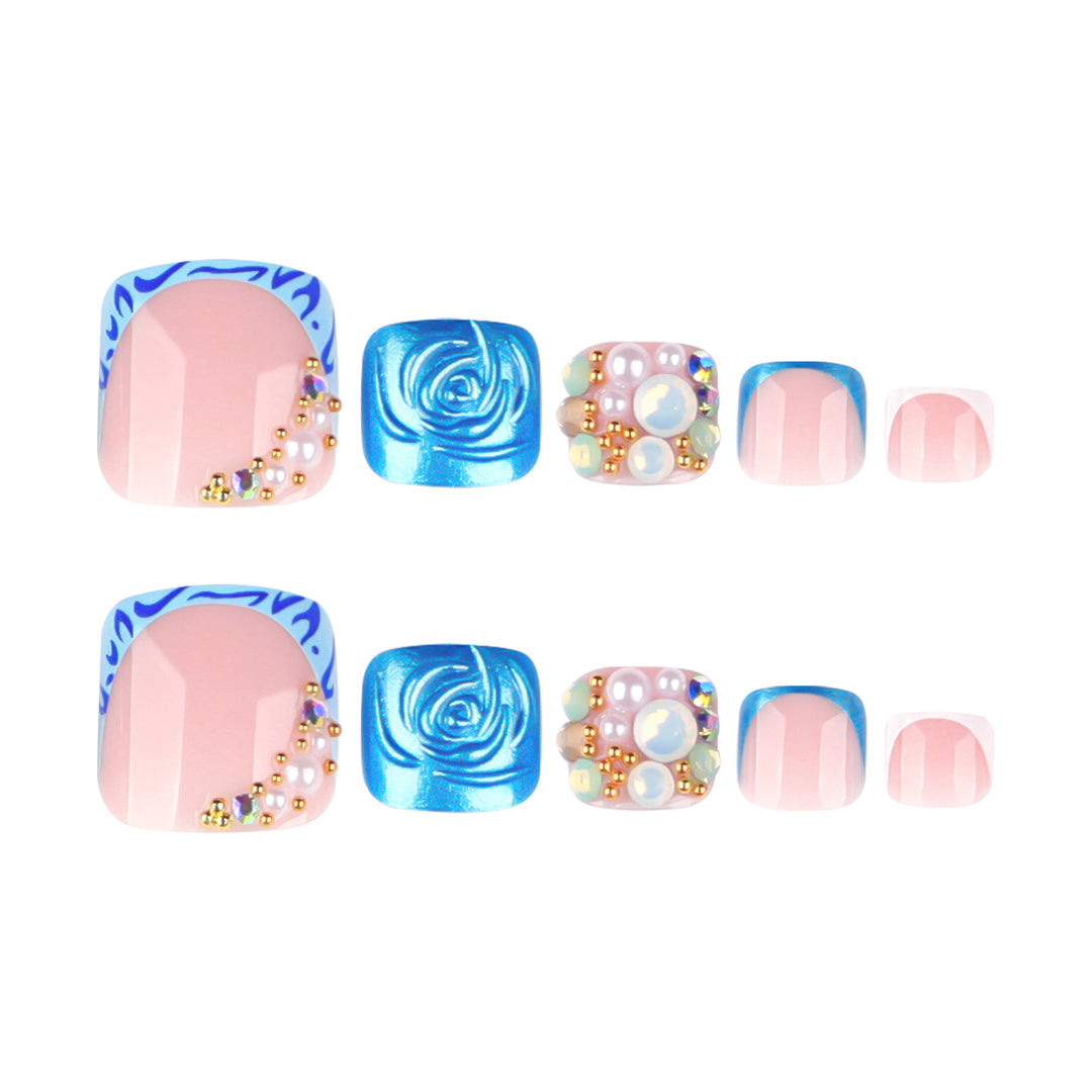 Artistic Toenail Design Bowlift
