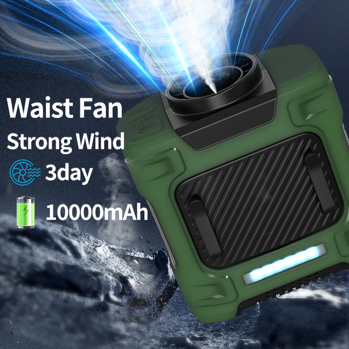 Unisex Portable Waist Fan with Powerful Wind Bowlift