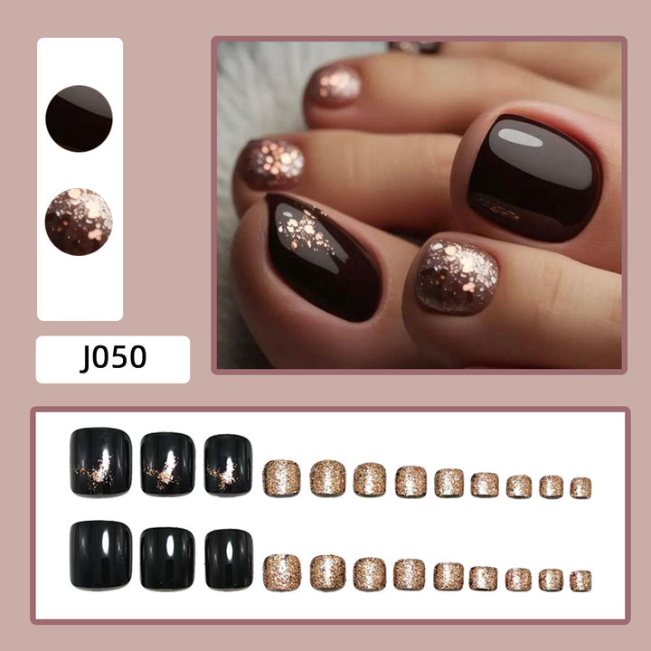 Elegant toenail art Bowlift