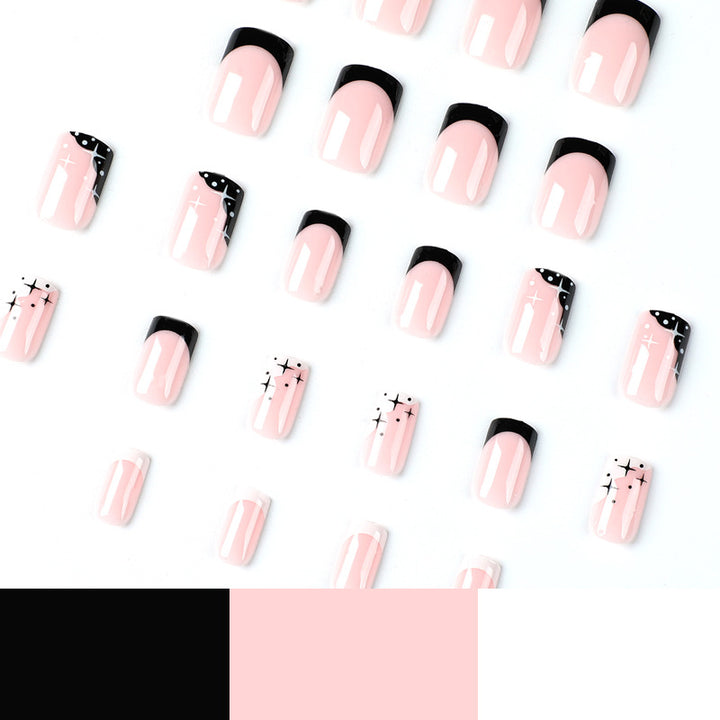 Artful Nail Art with Reflective Accents Bowlift