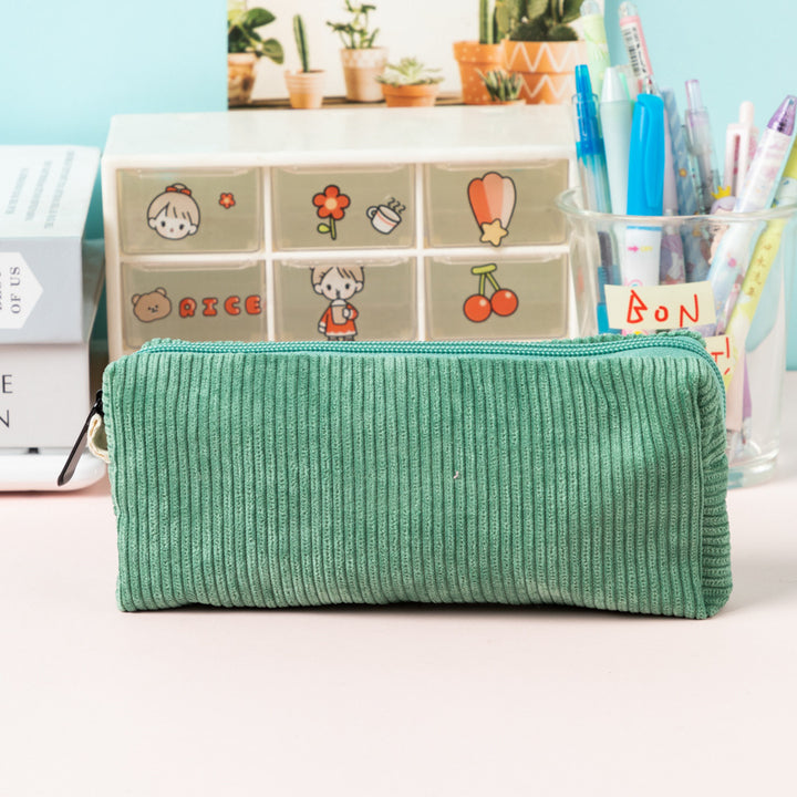 Textured Corduroy Pencil Case Bowlift