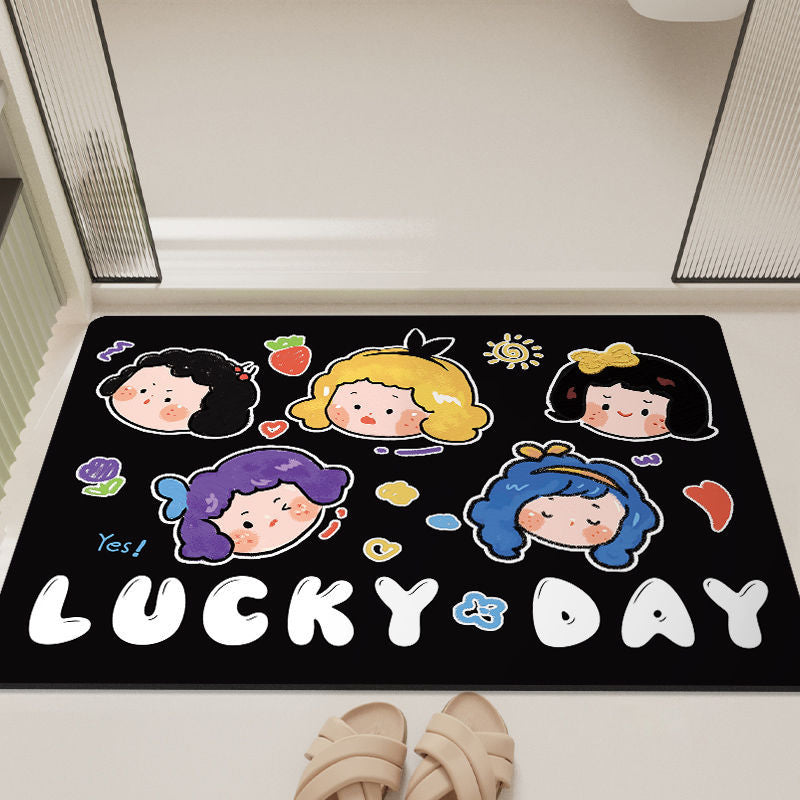 Cartoon-Inspired Bathroom Mat Bowlift