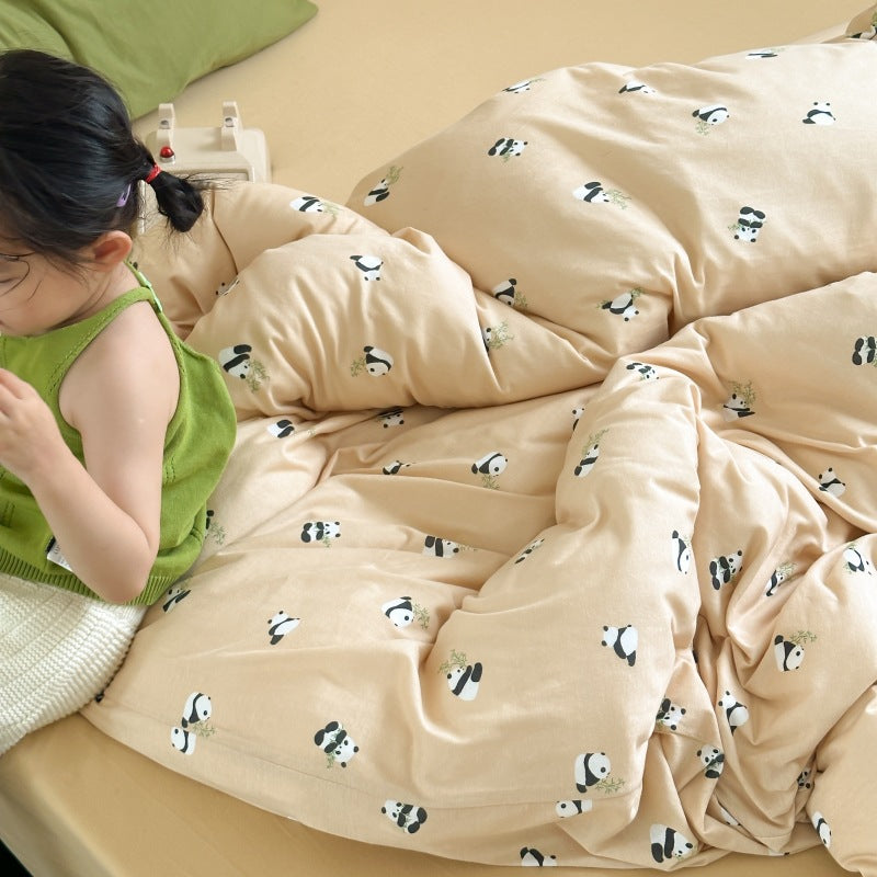 Unisex cotton pillowcase with cheerful bear design Bowlift