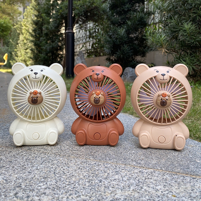 Unisex Cute Bear Fan Bowlift