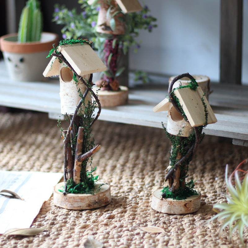 Decorative Birdhouse made of Wood Bowlift