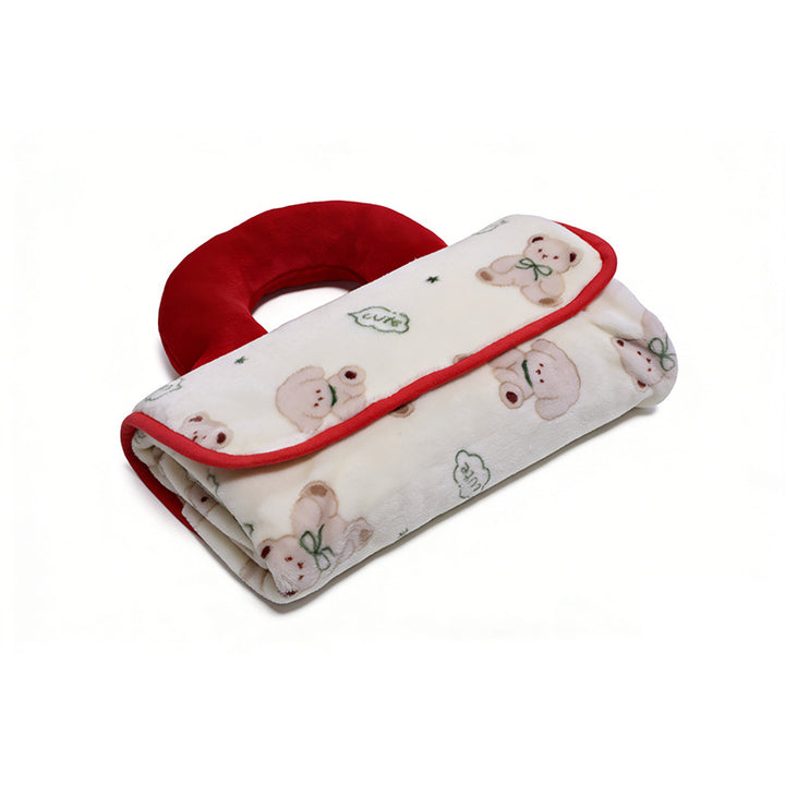 Women's Neck Support Pillow with Decorative Design Bowlift